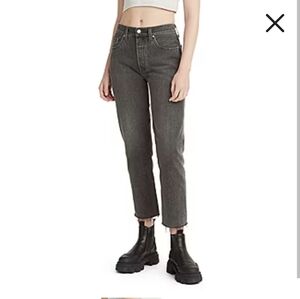 Levi's 501 Original cropped Jeans Gray Sz.31 NWT